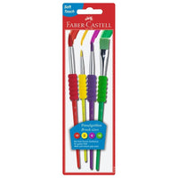 set pensule faber castell soft 4 buc ro fbc481600