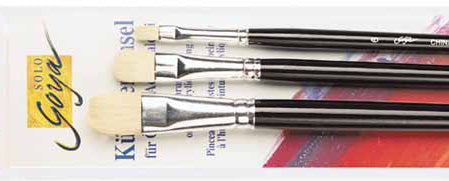 set pensule plate solo goya 3 piese ro krl44230