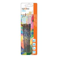 Set pensule școlare Spoko S0339, 5 buc