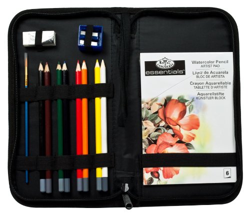 set pentru desen royal langnickel in penar set 12 piese ro rlgrset kcwps