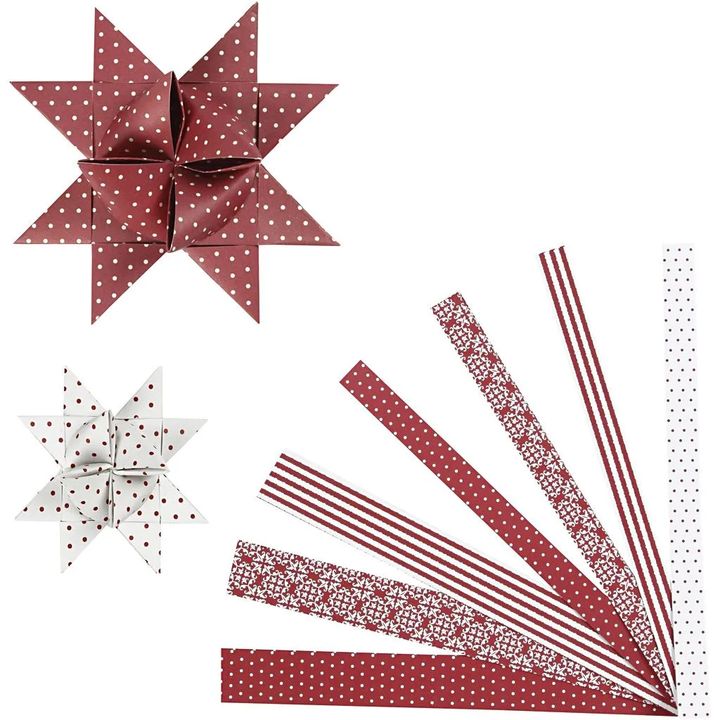 set pentru realizarea stelelor 3d din hartie