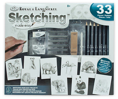 set pentru schitare royal langnickel ame110 33 piese ro rlgame110