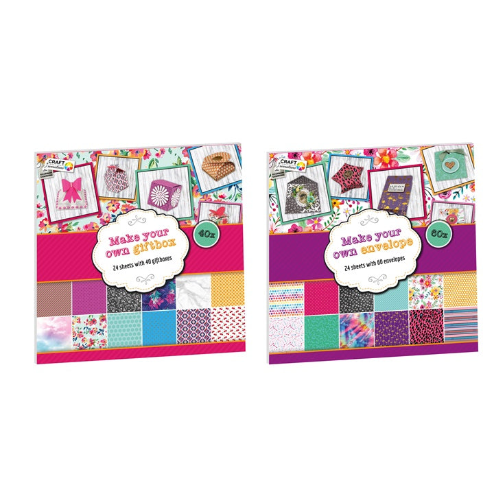 Set creativ pentru scrapbooking Craft Sensations - 24 coli – Set 1