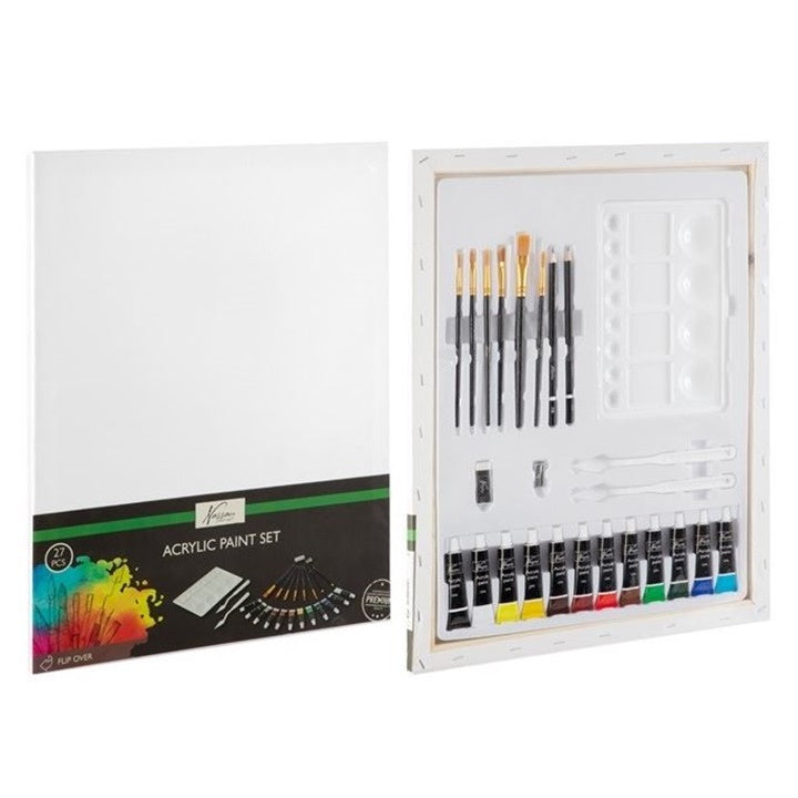 set pictura cu acrilice nassau cu panza 27 bucati ro rmsar1023 ge