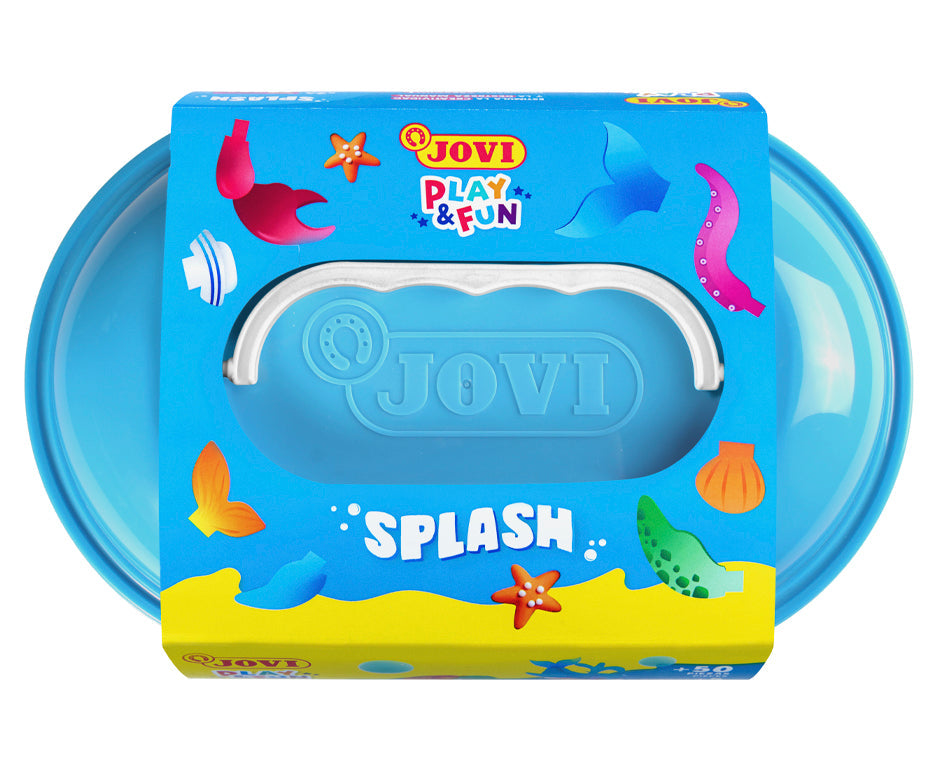 Set plastilină JOVI Play&Fun Splash 360 g în gentuță