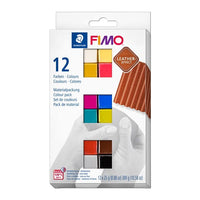 set polimer fimo leather effect 12x25g ro rsk8013c122