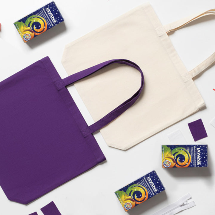 set retro pentru vopsit textile 6 nuanțe geanta de bumbac