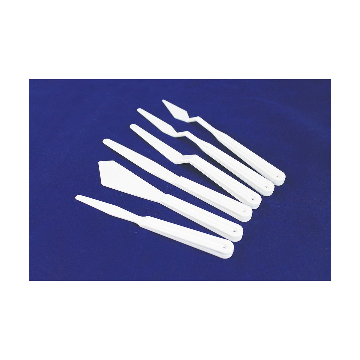 Set spatule din plastic Pentart - 6 buc