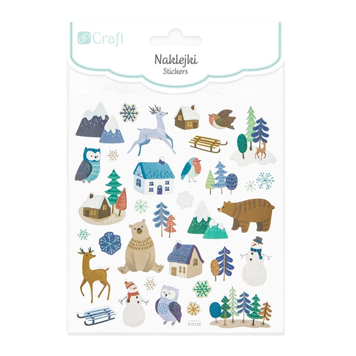 set stickere winter lanscape 33 buc ro dpcdpnk 112