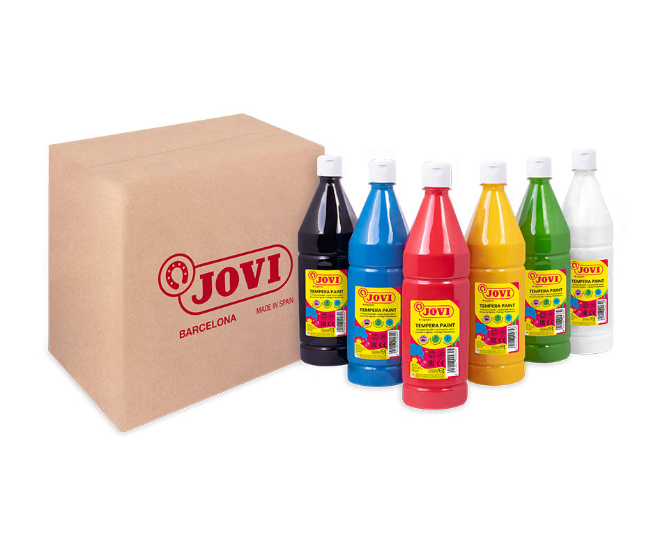 Set tempera lichidă JOVI Premium 6 x 1000 ml