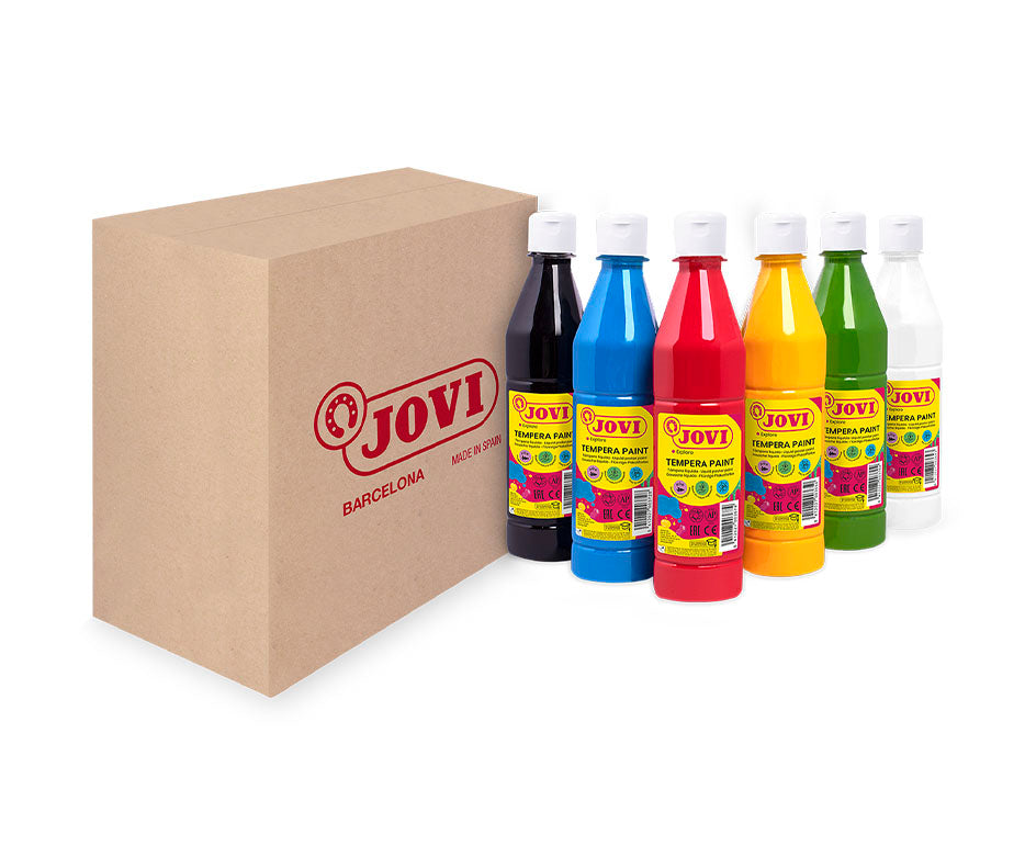 Set tempera lichidă JOVI Premium 6 x 500 ml