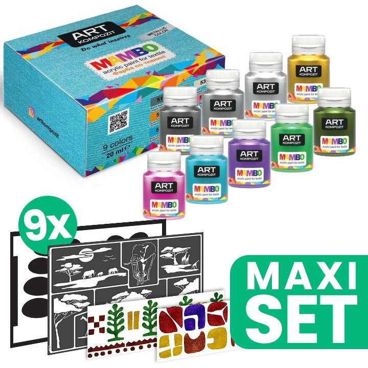 set vopsea textila metalica mambo 9 sabloane de design ethno ro wqxmxhmbm9x20