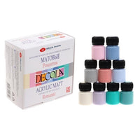 set vopsele acrilice mate decola 9x20 ml ro nvp1434118