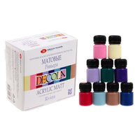 set vopsele acrilice mate decola 9x20 ml ro nvp1434118