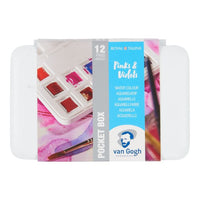 set vopsele acuarela van gogh nuante roz si mov 12 buc ro rtl20808642