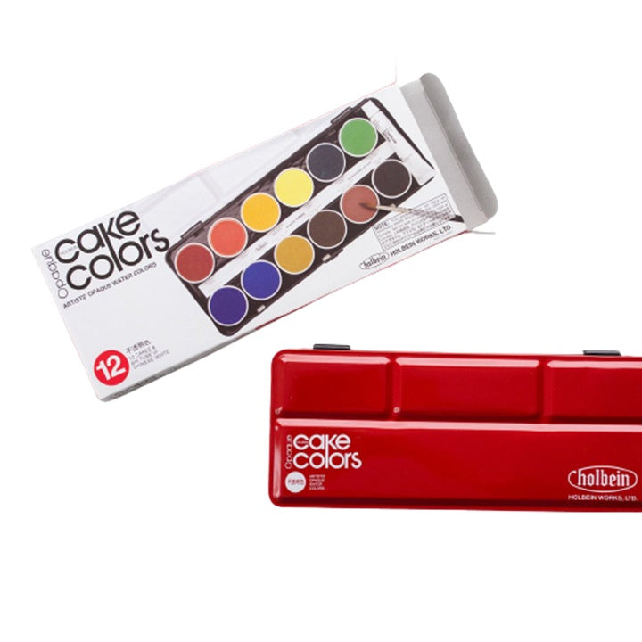 Set vopsele de acuarelă Cake Colors Opaque - Holbein
