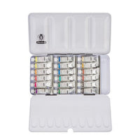 set vopsele de acuarela in tuburi schmincke horadam in cutie metalica ro sch74118097