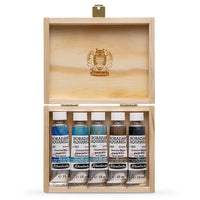 set vopsele de acuarela in tuburi schmincke super granulation 5x15ml ro sch74840097
