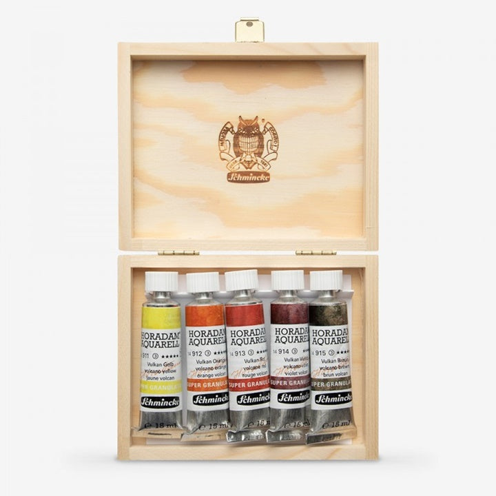 set vopsele de acuarela in tuburi schmincke super granulation 5x15ml ro sch74868097