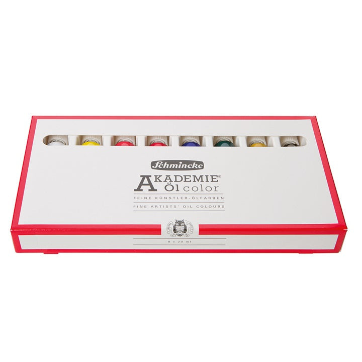 set vopsele de ulei schmincke akademie 8 x 20 ml ro sch79108097
