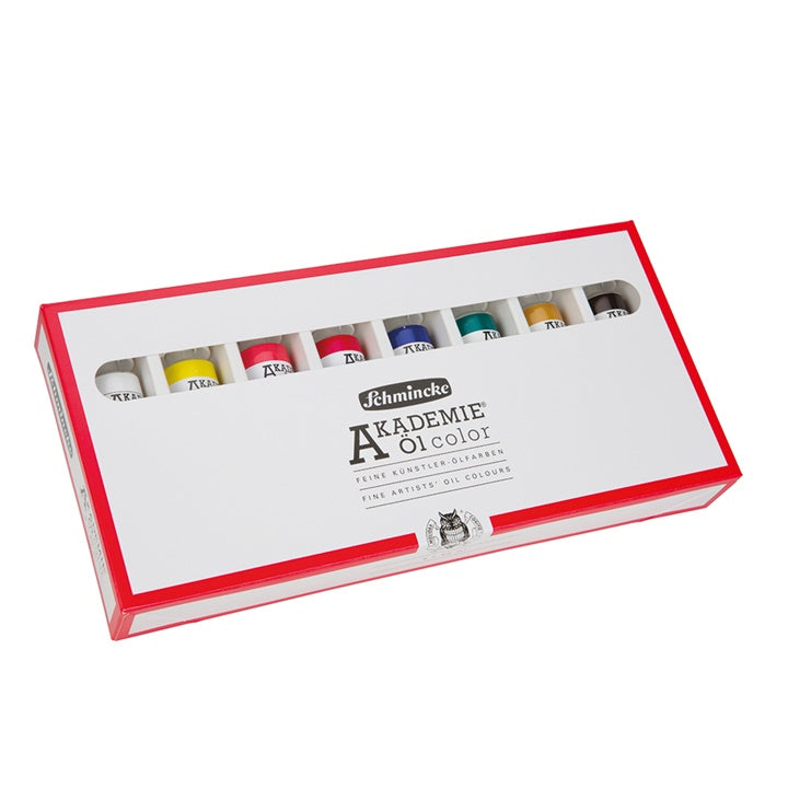 set vopsele de ulei schmincke akademie 8 x 60 ml ro sch79011097
