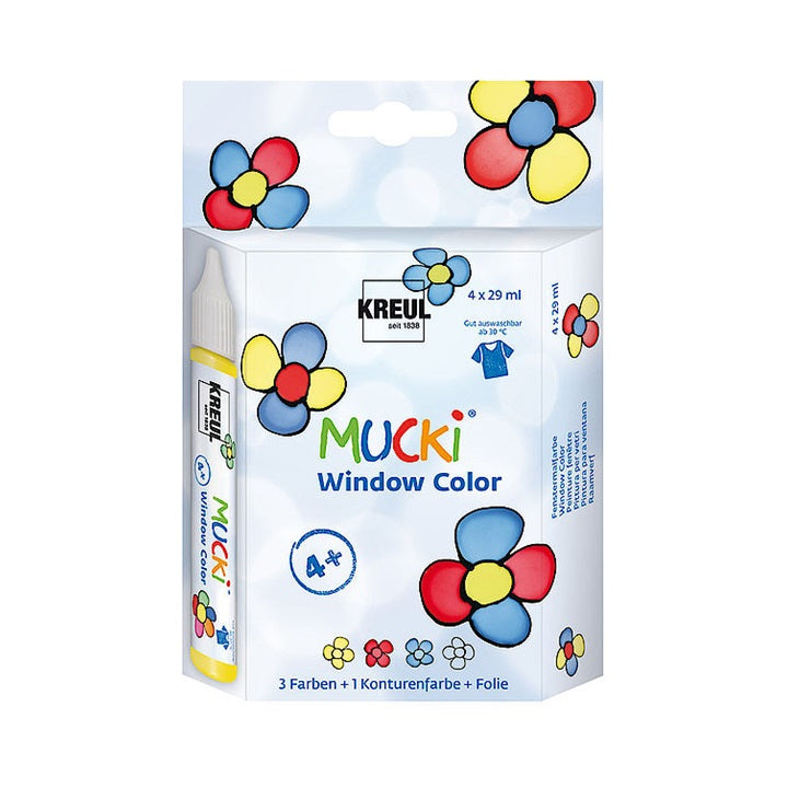 set vopsele pentru sticla mucki 4 x 29 ml ro krl24450