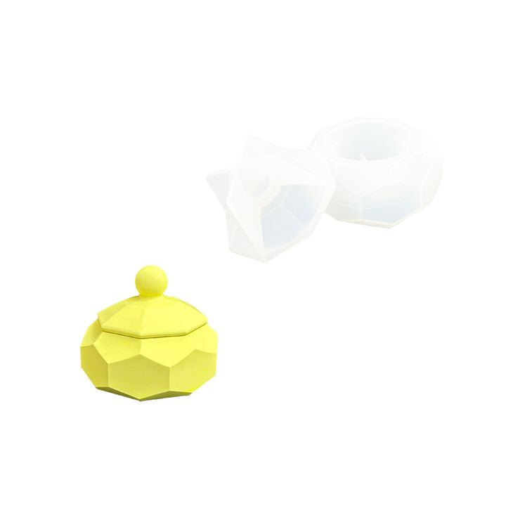 silicon turnare mold 9 1x4 5x4cm faceted caseta de bijuterii ro jsmuc1060407