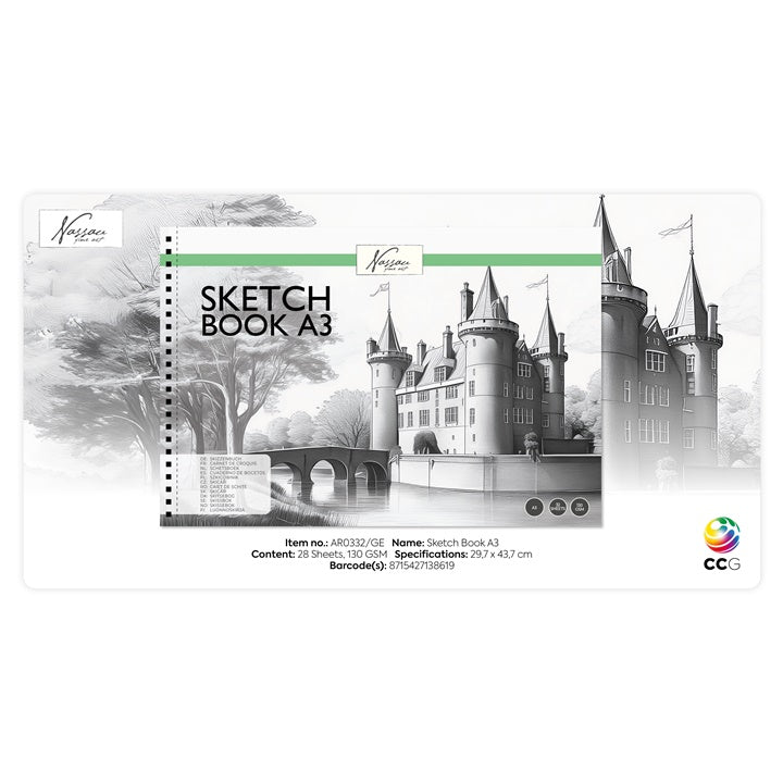 sketch pad nassau a3 ro rmsar0332ge