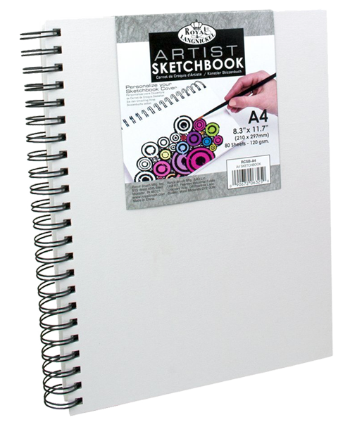 sketchbook cu textura de panza a4 ro rlgrcsb a4