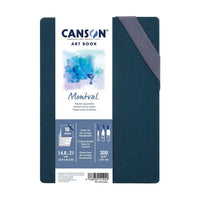 Skicár pentru acuarelă CANSON Montval acordeon CP 300 g/m² A5 - 18 file