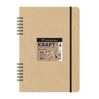 Skicovací blok kraft CLAIREFONTAINE 115 g/m² A5 – A4 - 80 file