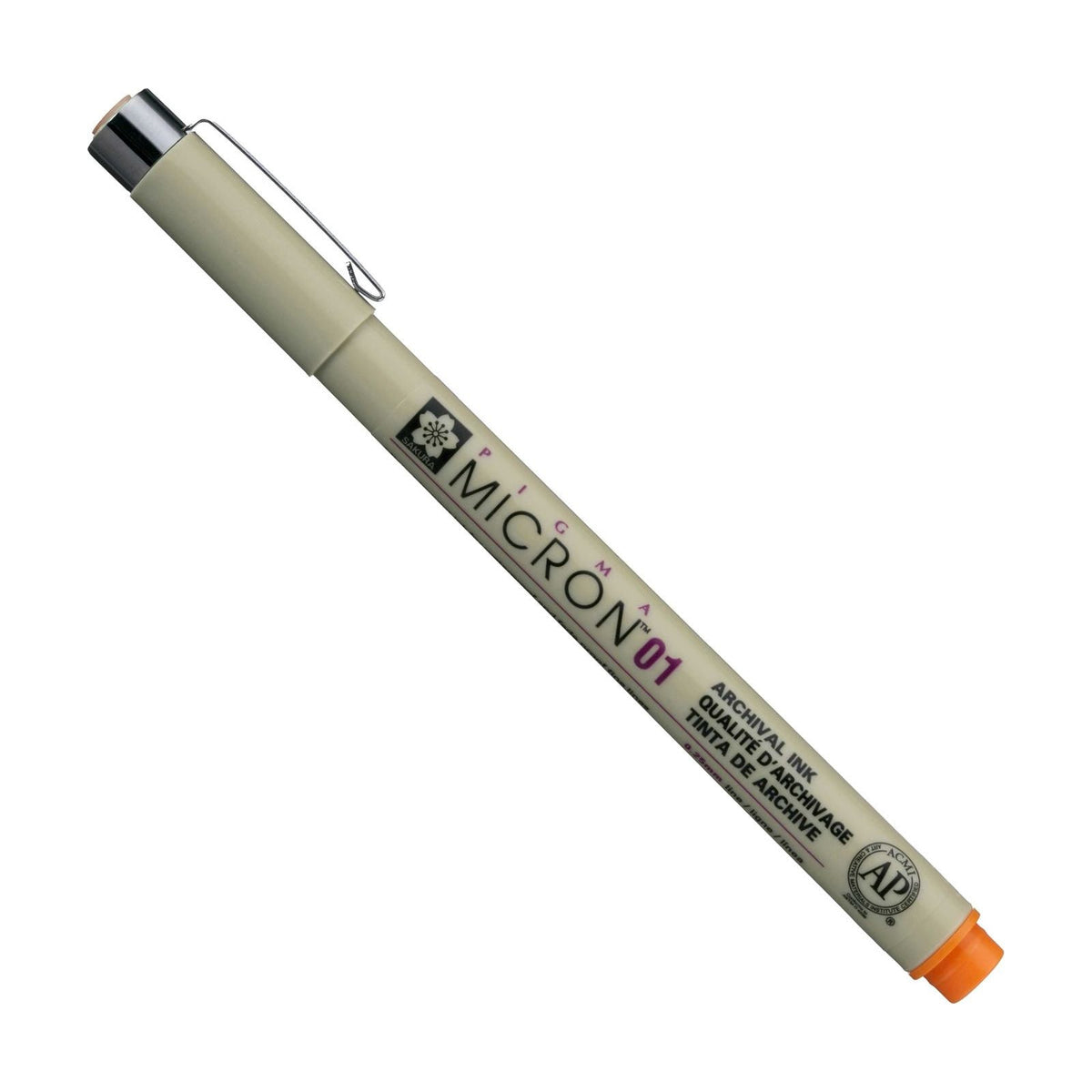 Marker pentru desen tehnic SAKURA Pigma Micron BLACK – Orange