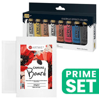 solo goya set de vopsele acrilice metalice si panza pe carton ro wqxsgpltl