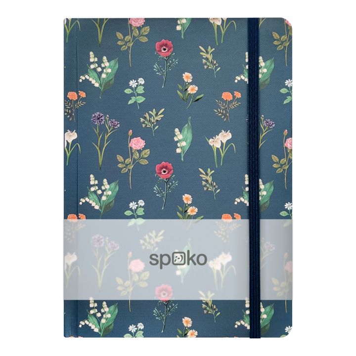 spoko a5 caiet cu linii 96 pagini flori ro ofls081511403