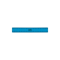 Riglă Spoko, 20 cm, culori asortate
