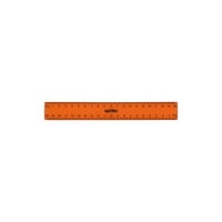 Riglă Spoko, 20 cm, culori asortate