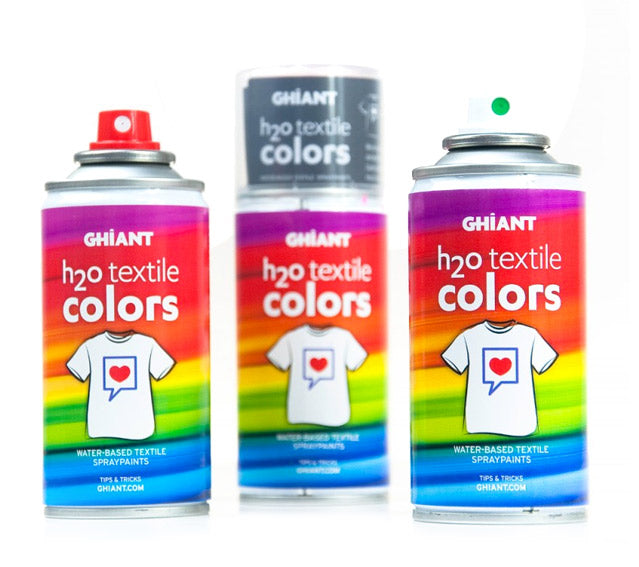Culori spray pentru textil Ghiant H2O 150 ml
