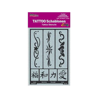 stencil autoadeziv pentru tatuaje panglici ro mxh62143