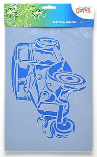 stencil din plastic ro opt6624