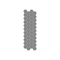 stencil honeycomb 13x40 cm ro mxhb782