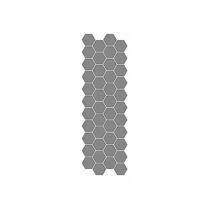 stencil honeycomb 13x40 cm ro mxhb782