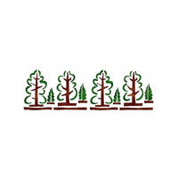 stencil xl forest 22x67 cm ro mxhb14026