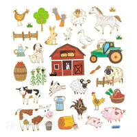 stickere farm glitter ro dpcdpnk 068