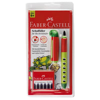 stilou clasic cu rezerve faber castell cu un maner ergonomic pentru dreptaci ro fbc149802