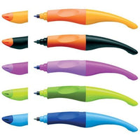 stilou stabilo easy pentru stangaci 3 cartuse ro stbb