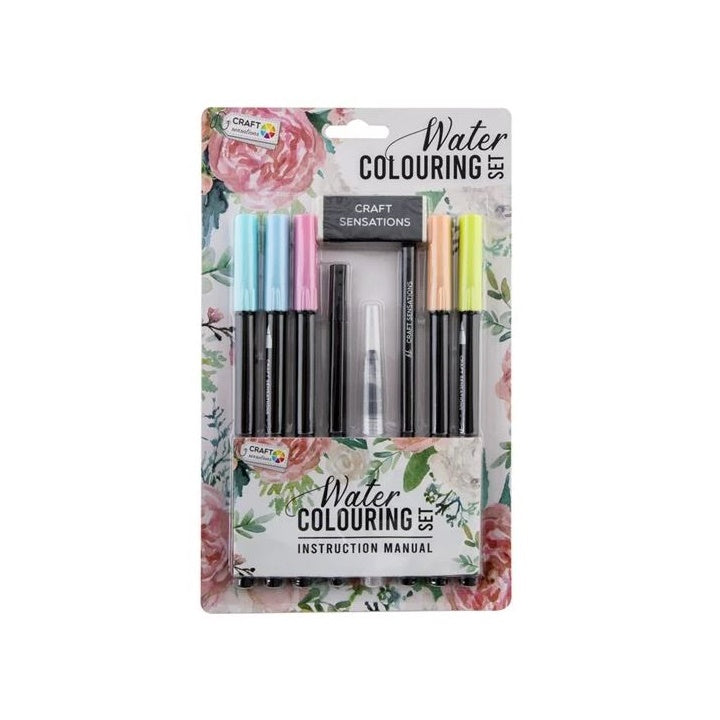 stilouri acuarela set 9 buc culori pastelate ro rmscr0475 apastel