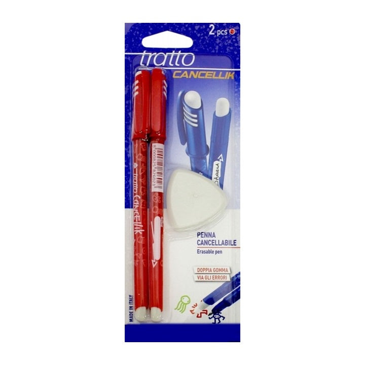 stilouri care se pot sterge tratto cancellik set 2 guma ro gio0417