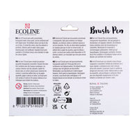 stilouri de acuarela ecoline brush pen 15 buc ro rtl11509023