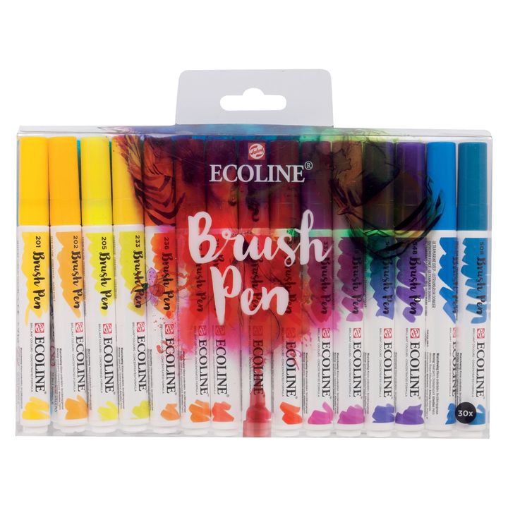 stilouri pentru acuarela ecoline brush pen ro rtl11509010