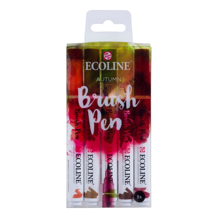 stilouri pentru acuarela ecoline brush pen autumn ro rtl11509904